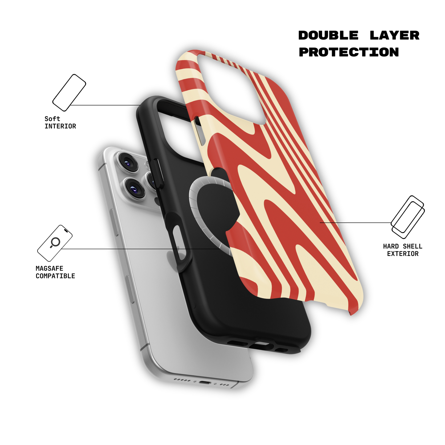 Liquid Lava - iPhone Case
