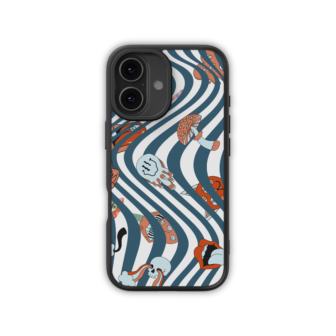 Pink Robots - iPhone Case