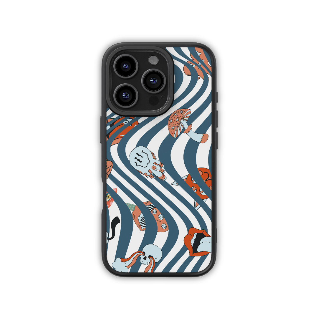 Pink Robots - iPhone Case