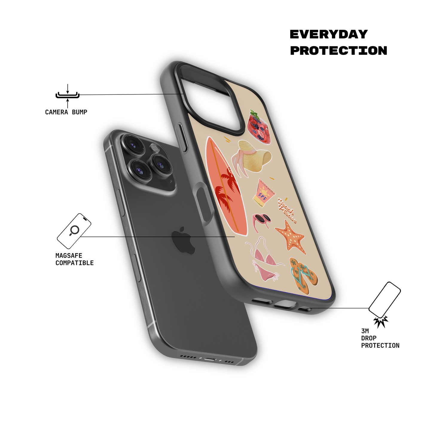 Beach Bum - iPhone Case