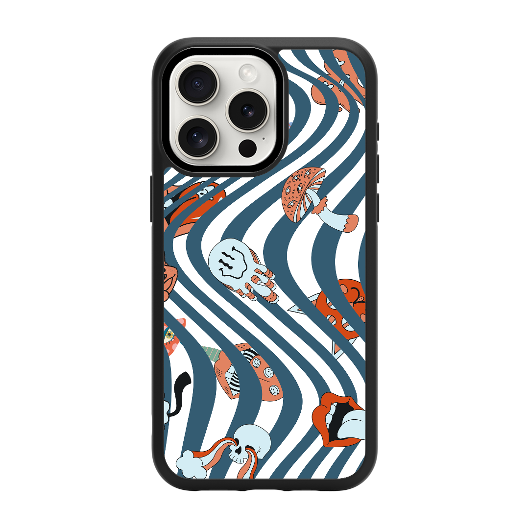 Pink Robots - iPhone Case