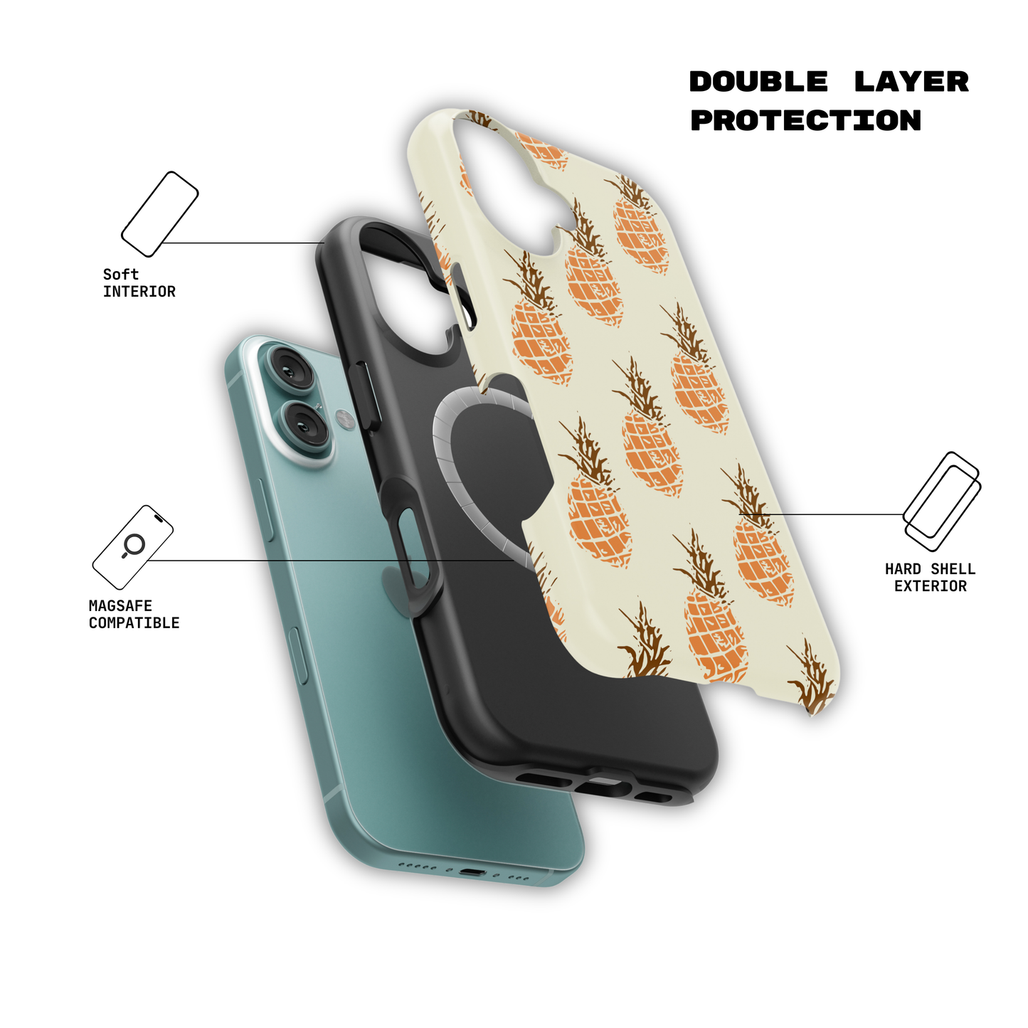 Pineapple Pop - iPhone Case
