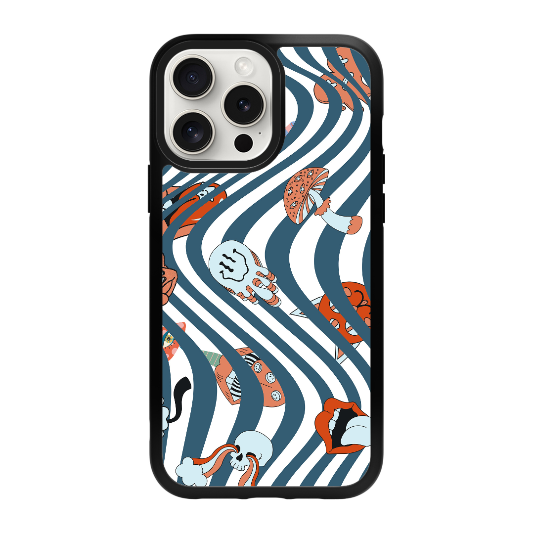 Pink Robots - iPhone Case