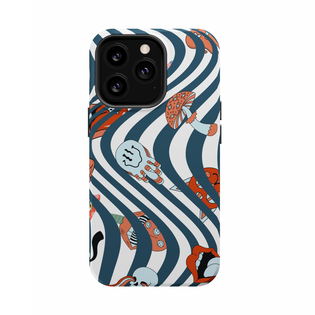 Pink Robots - iPhone Case