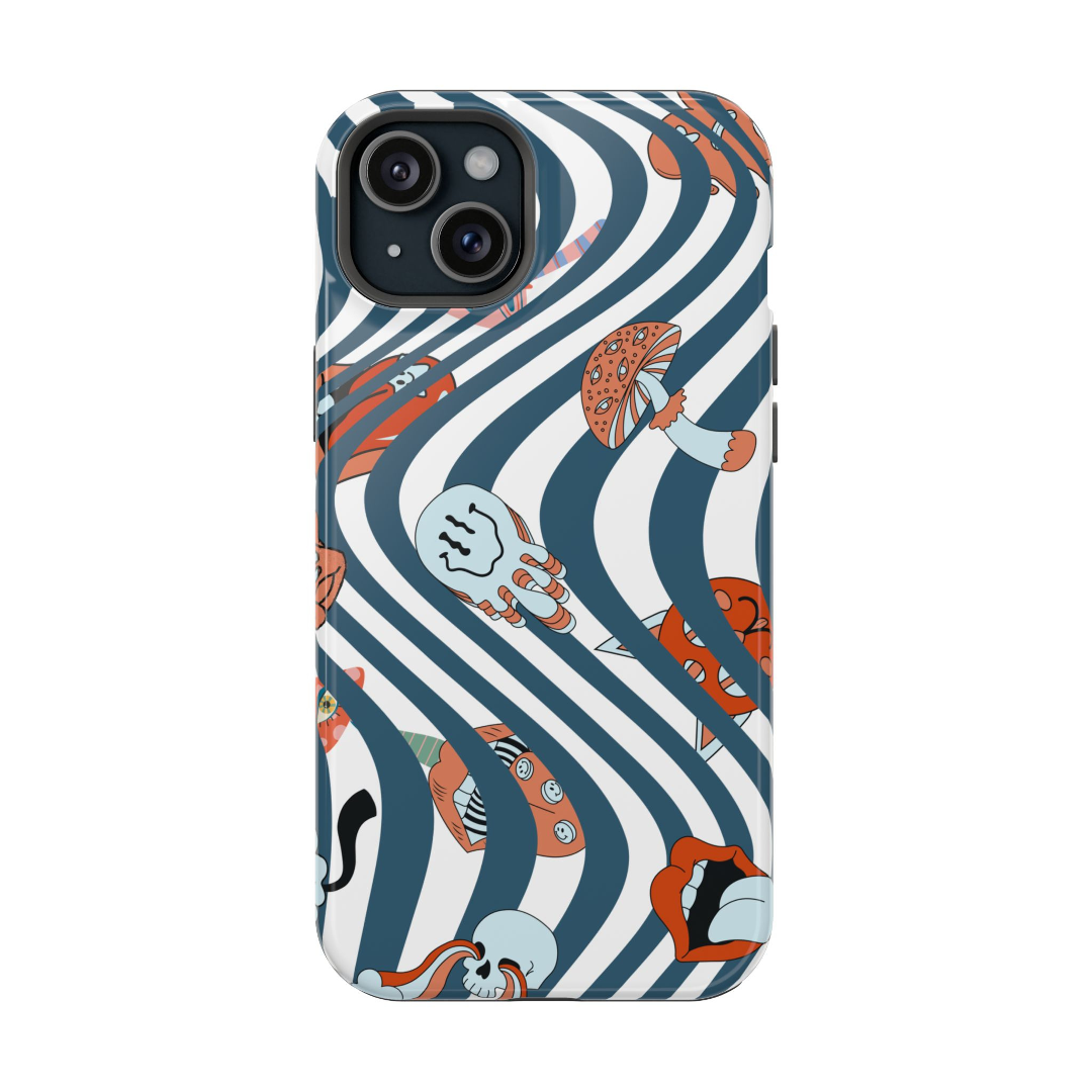 Pink Robots - iPhone Case
