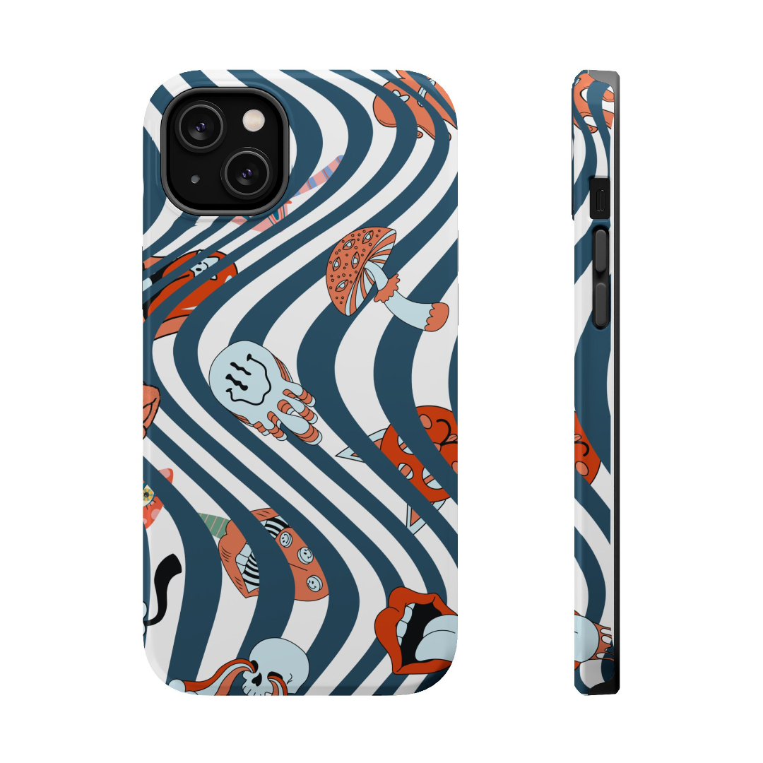 Pink Robots - iPhone Case