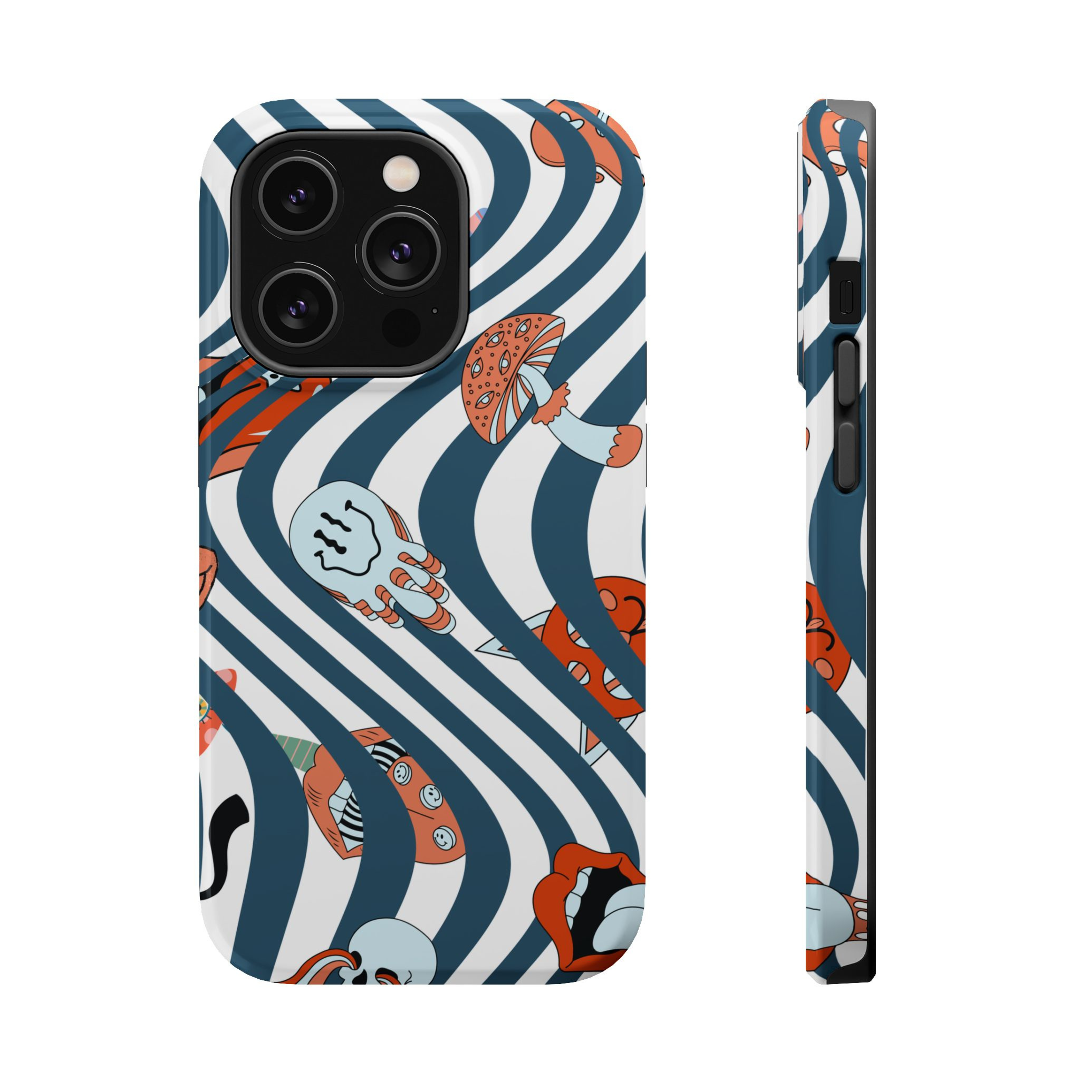Pink Robots - iPhone Case