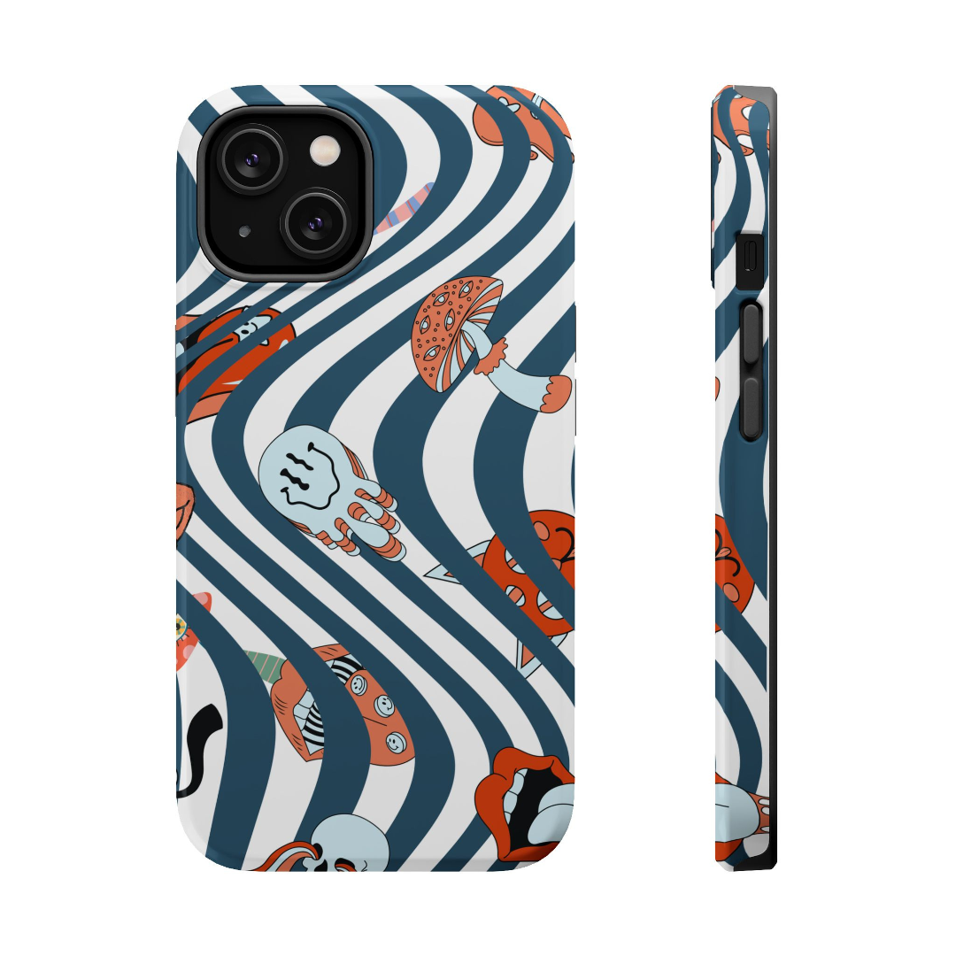 Pink Robots - iPhone Case