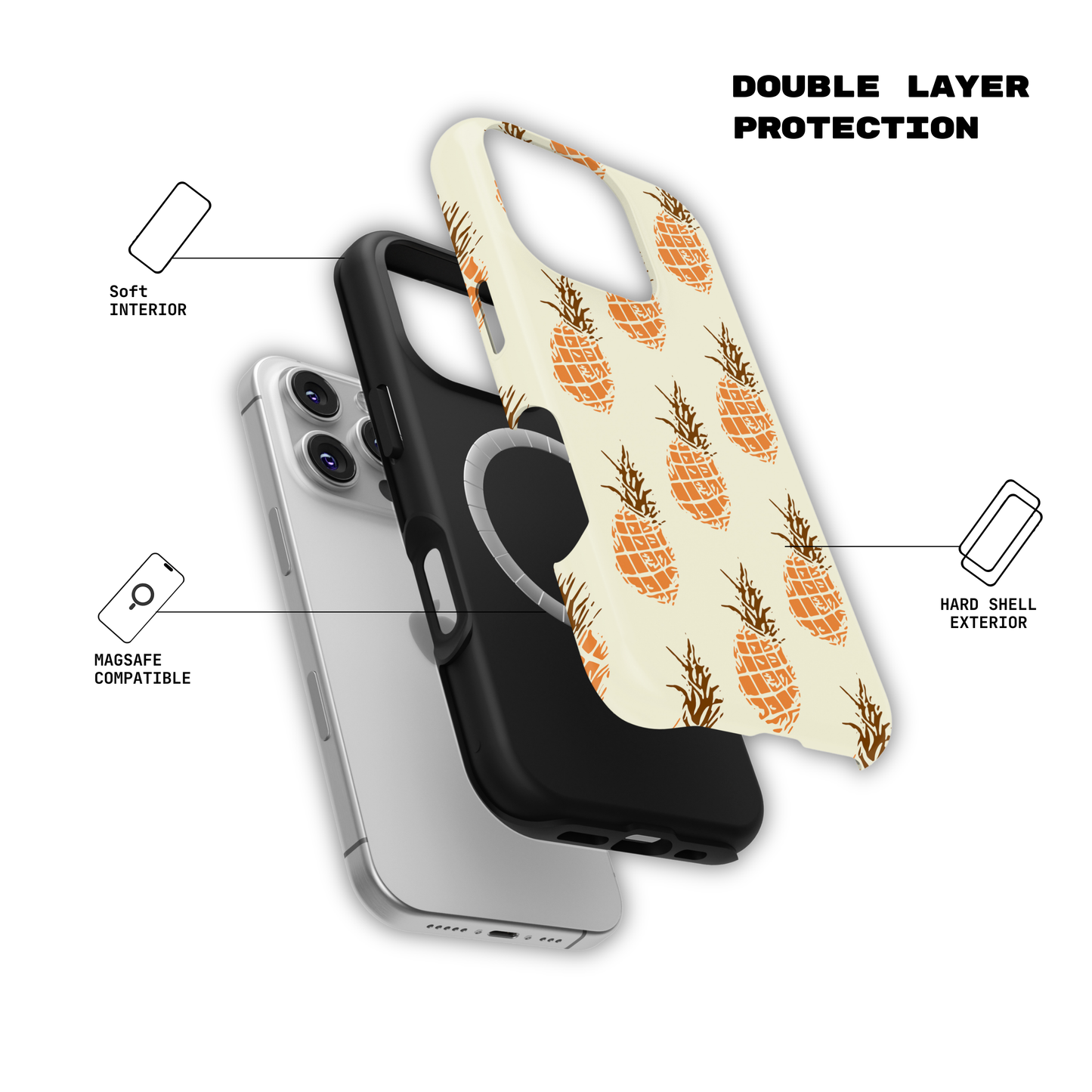Pineapple Pop - iPhone Case