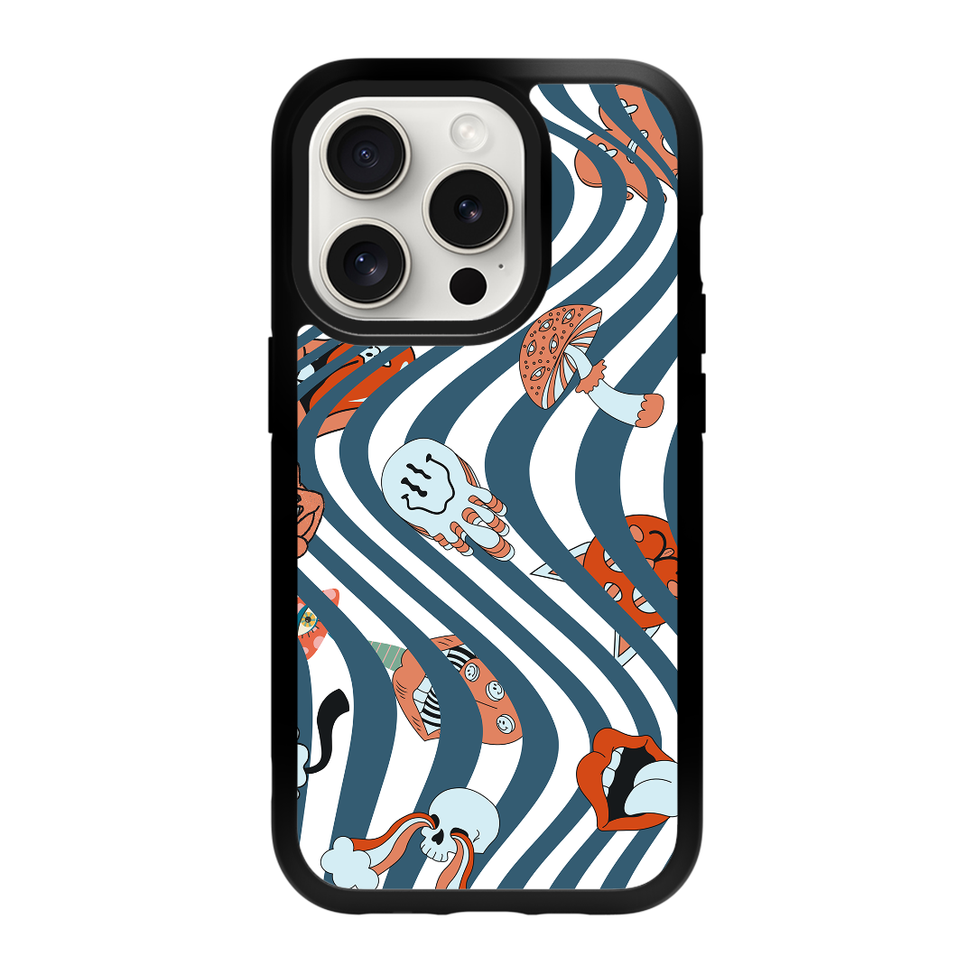 Pink Robots - iPhone Case