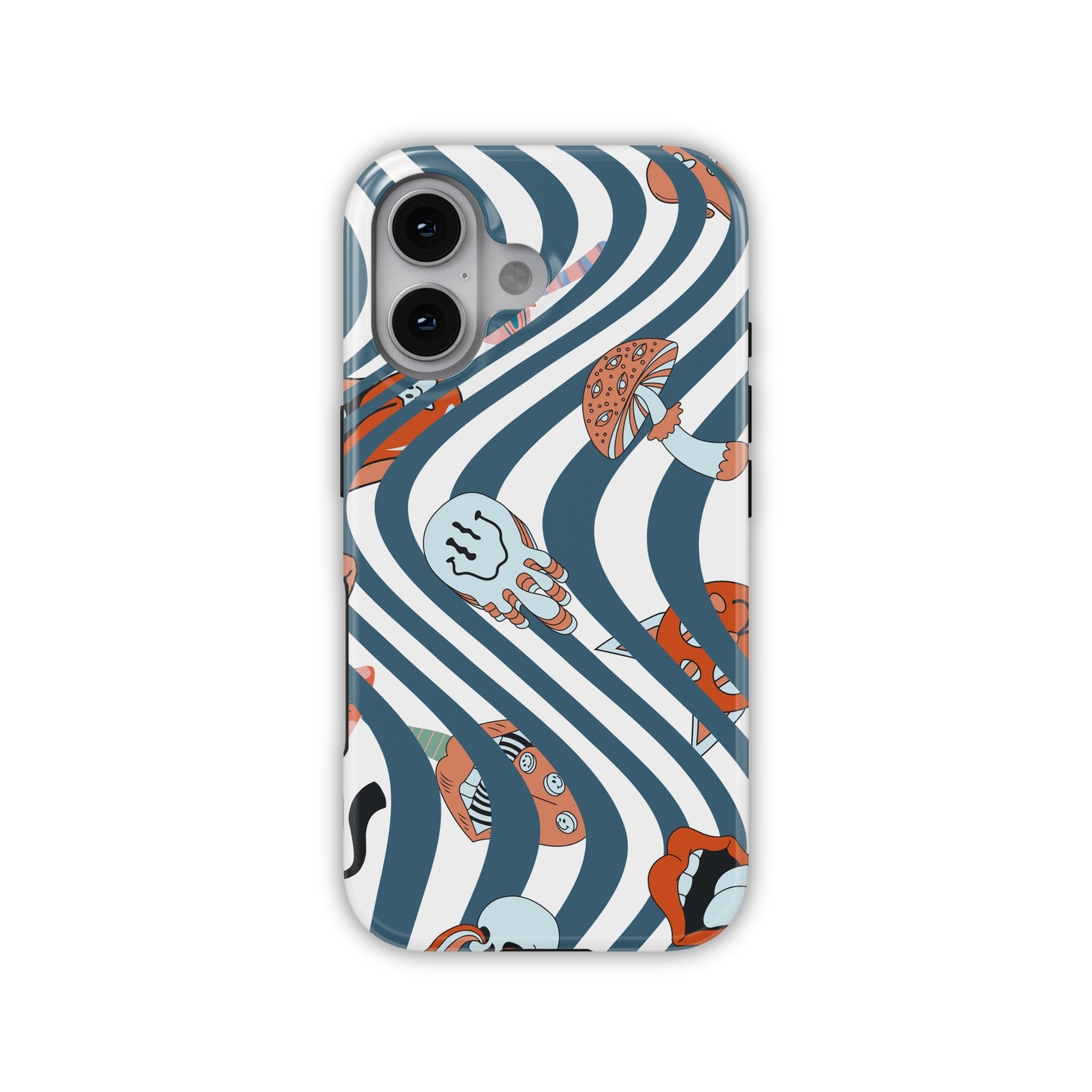 Pink Robots - iPhone Case