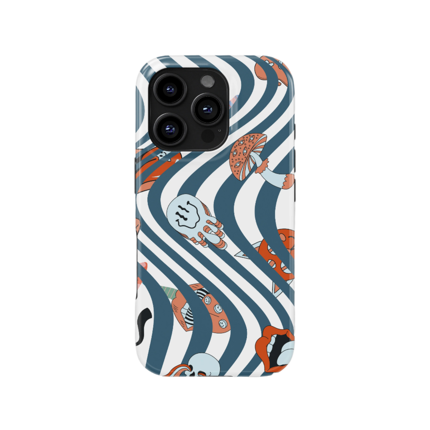 Pink Robots - iPhone Case