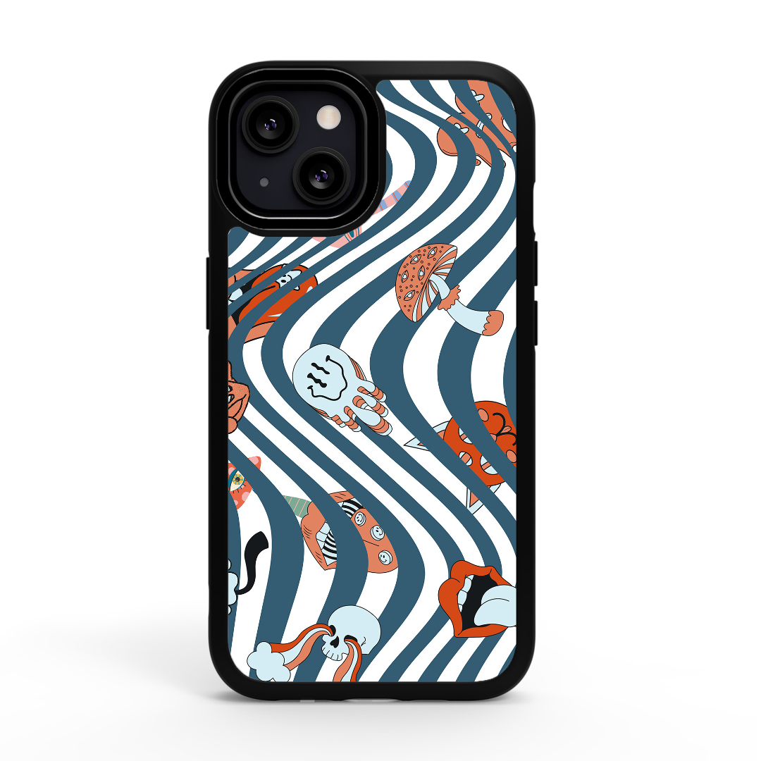 Pink Robots - iPhone Case
