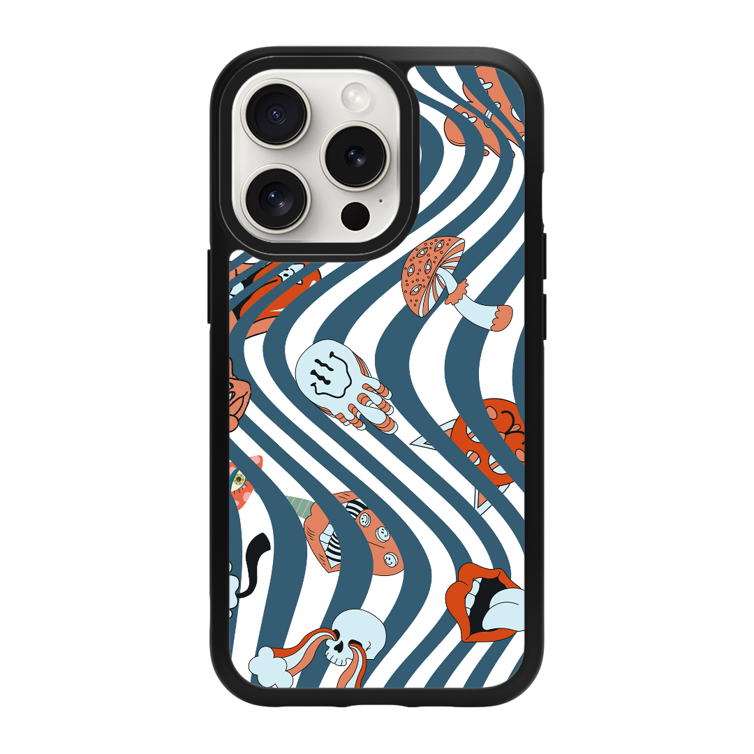 Pink Robots - iPhone Case