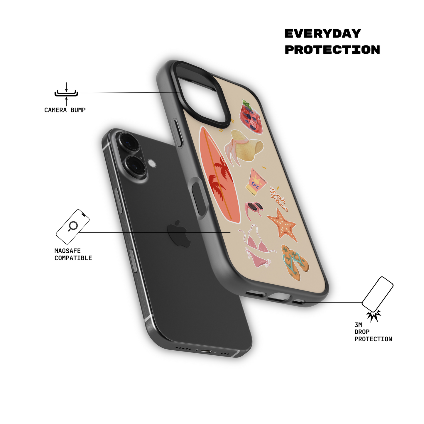 Beach Bum - iPhone Case