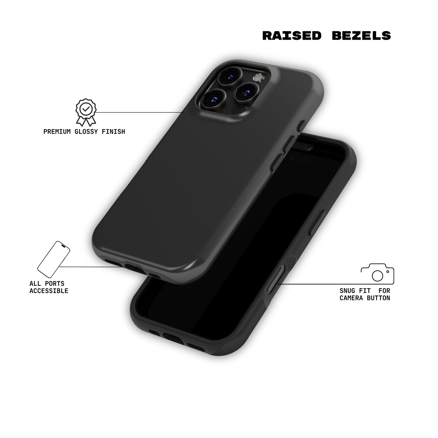 Charcoal Crush - iPhone Case