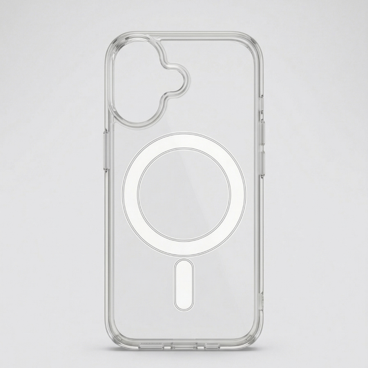 Crystal Clear Snap MagSafe Case for iPhone 17