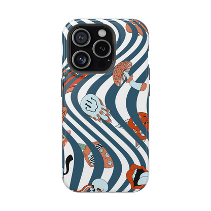 Pink Robots - iPhone Case