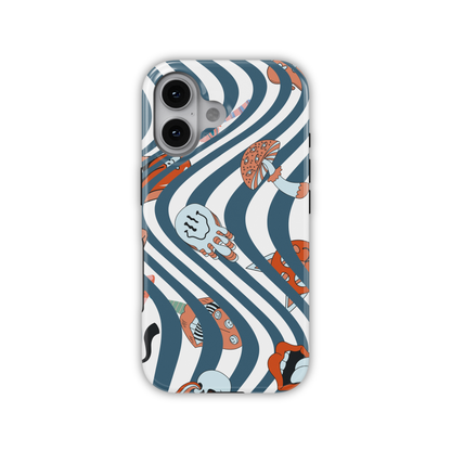 Pink Robots - iPhone Case